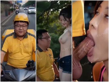 【AI短剧】《外卖小哥艳遇之路》第1-4集 面对美女客户各种奇葩要求 憨厚老实外卖小胖哥痛并快乐着